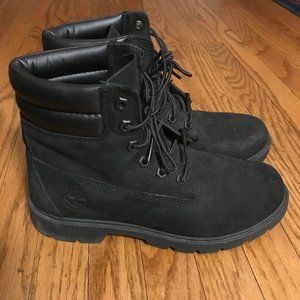 Women's Linden Woods Waterproof Work Boots (Black)